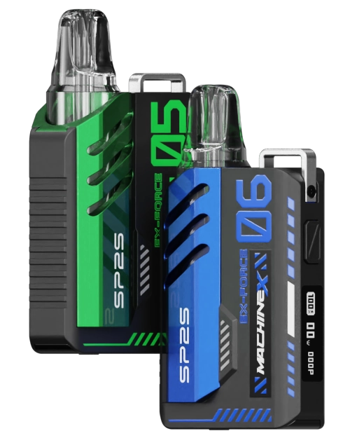 sp2s machine x pod kit appearance display